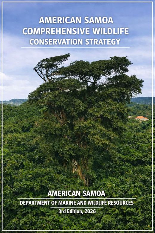 Cover of the American Samoa Comprehensive Wildlife Conservation Strategy, 3rd Edition
